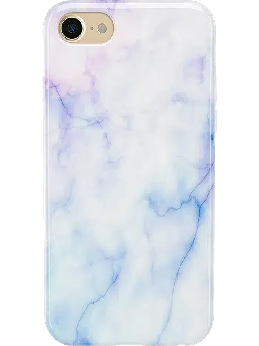 Cotton Candy | Blue & Purple Marble Case